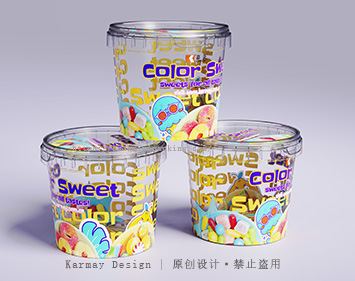 500ml IML candy containers