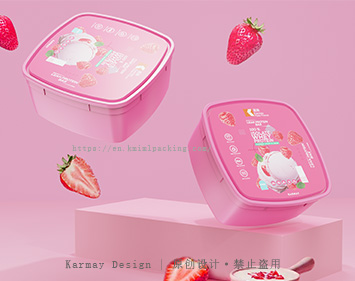 1L Square Ice Cream Container