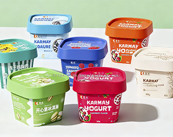 125ml Square Re‑usable PP Food Containers | IML Custom Packaging Solutions | Karmay
