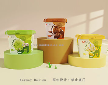 1L IML Ice‑Cream Plastic Tub with Tamper‑Evident Lid, Recyclable PP Frozen Dessert Packaging