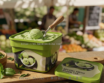 500ml IML Square PP Ice Cream Tub