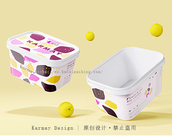 950ml Rectangle IML Plastic Container
